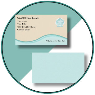 Conception Carte de visite de Beach Realtor