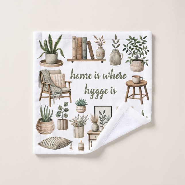 Conception cosy - Hygge (Gant de toilette)