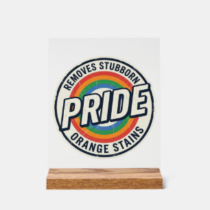 Conception de badge arc-en-ciel de protestation de