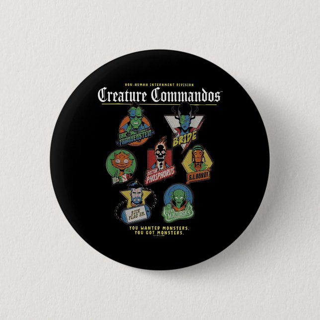 Conception de badges de l'équipe de monstres (Devant)