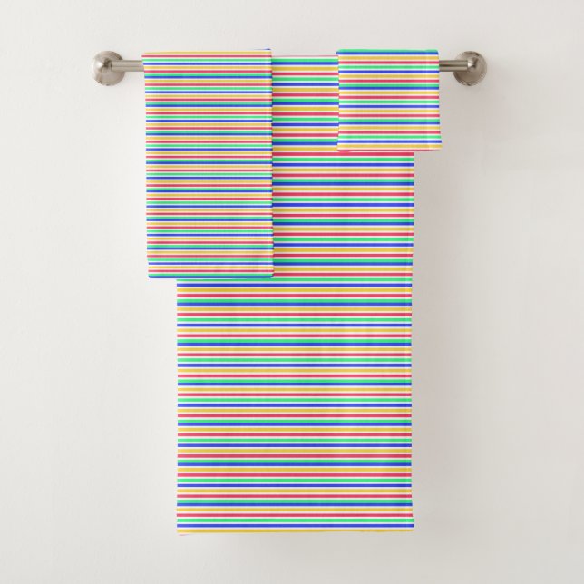 Conception de bandes plaines multicolores (En situation)