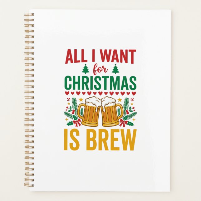 Conception de boisson de vacances Christmas Brew (Devant)