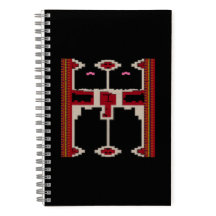 Conception de cahier en spirale inspirée de l'art 