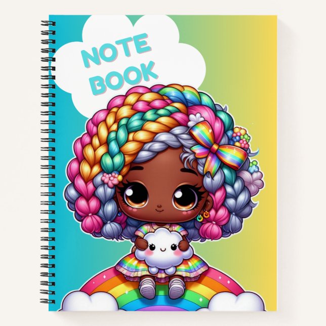 Conception de cahier mignon pour fille / Chibi  (Devant)