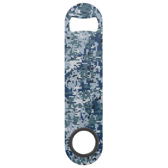 Conception de camouflage numérique bleu marine (Devant)