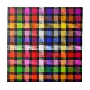 Conception de carreaux tartan à carreaux en twill 