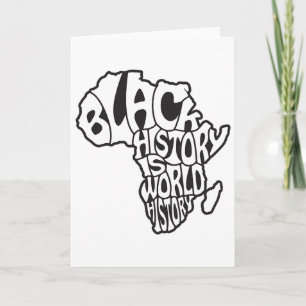 Conception de carte de l'Afrique pour le Mois de l