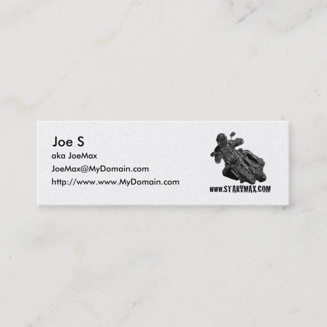 conception de carte de visite de starVmax (Devant)