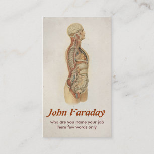 conception de carte de visite humaine médicale