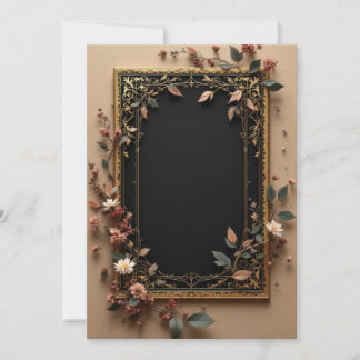 Conception de carte d'invitation de luxe