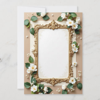 Conception de carte d'invitation de luxe