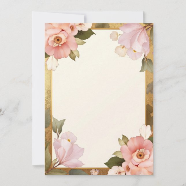 Conception de carte d'invitation PREMIUM (Devant)