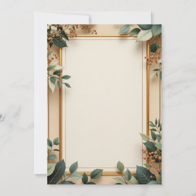 Conception de Cartes d'Invitation PREMIUM (Devant)