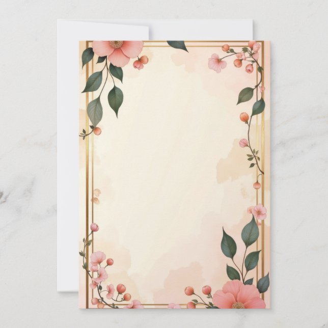 Conception de Cartes d'Invitation PREMIUM (Devant)