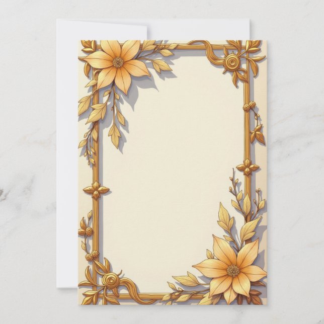 Conception de Cartes d'Invitation PREMIUM (Devant)