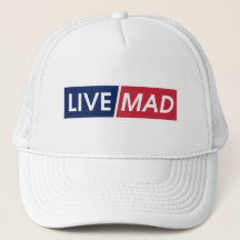 Conception de casquette typographique Vive Folle G