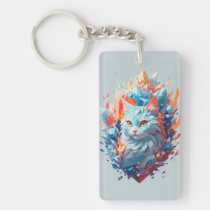 Conception de chat créative Fire and Ice