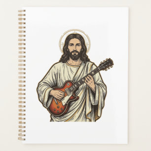 Conception de chemise à gravure de guitariste sacr