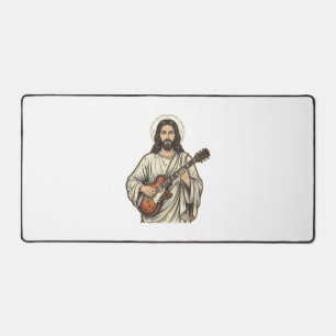 Conception de chemise de gravure de guitariste sac