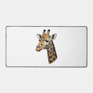 Conception de chemise de portrait de girafe gravur