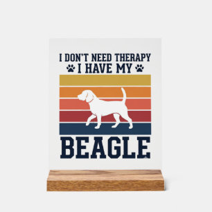 Conception de chemise de thérapie pour chien Beagl
