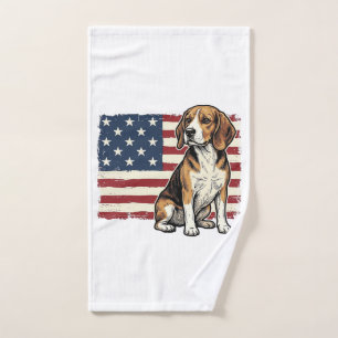Conception de chemise pour chien de drapeau patrio