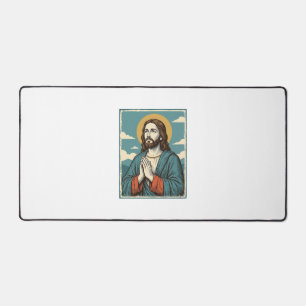 Conception de chemise religieuse Sauveur priant vi