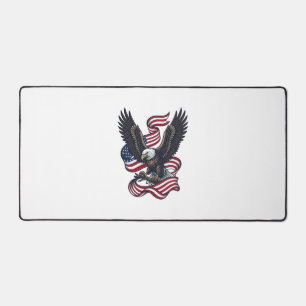 Conception de chemise vectorielle aigle patriotiqu