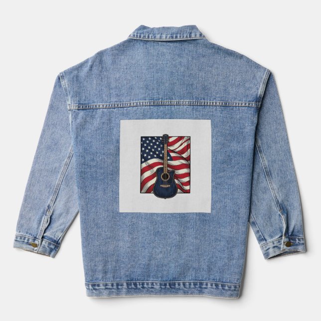 Conception de chemise vectorielle drapeau patrioti (Verso)