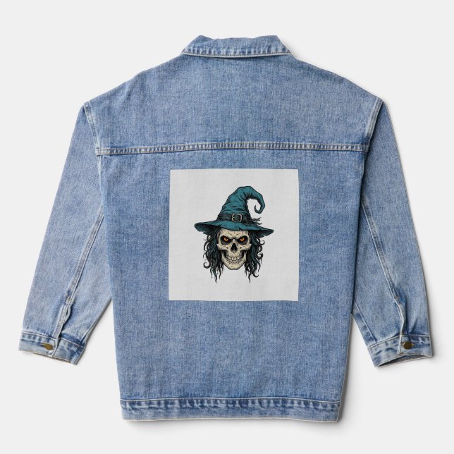 Conception de chemise vectorielle Halloween crâne  (Verso)