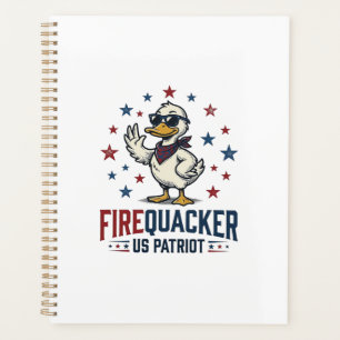 Conception de chemise vintage canard patriotique F