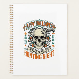 Conception de chemise vintage Halloween crâne Tric