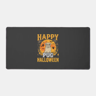 Conception de chien effrayant Halloween Pug heureu
