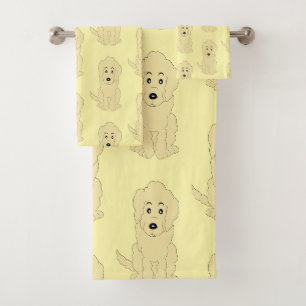 Conception de chien Goldendoodle Jaune