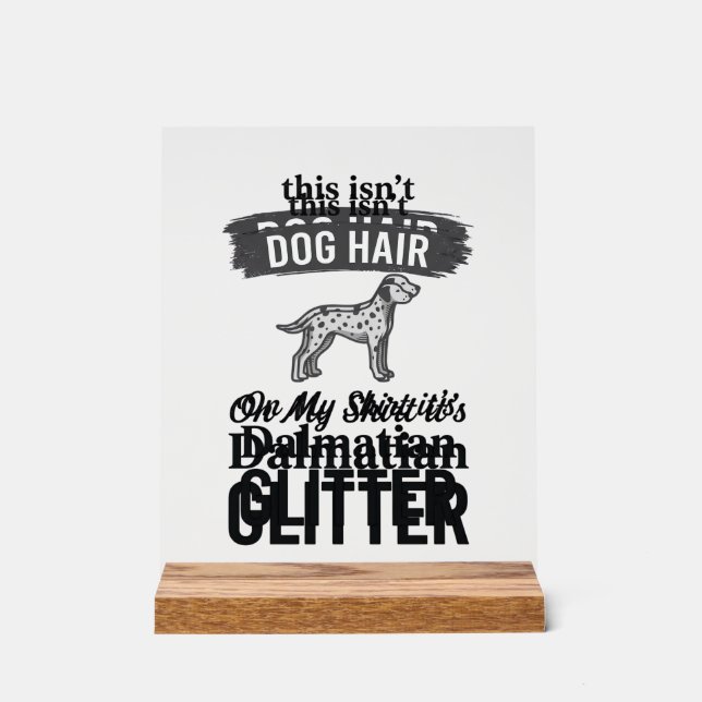 Conception de citation de cheveux de chien drôle d (Recto)