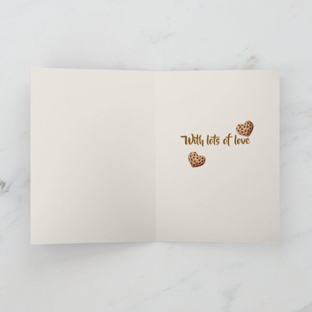 Conception de coeur de Merci personnalisé (Intérieur)