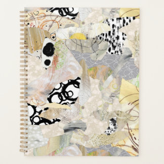 Conception de collage abstrait élégant neutre