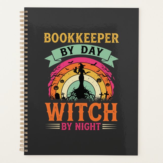 Conception de comptable de jour sorcière de nuit p (Devant)
