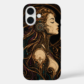 Conception de coque de téléphone de déesse cyberpu