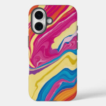 Conception de coque de téléphone en marbre Tie-Dye