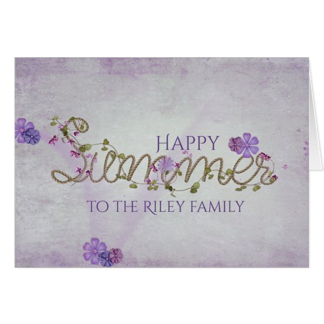 conception de cordes d'été (Devant horizontal)