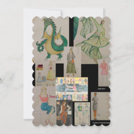 Conception de costume : Une carte de voeux de