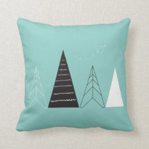 Conception de coussin de voyage de forêt