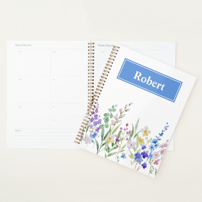 Conception de couverture de planner personnalisée  (Devant avec enveloppe)