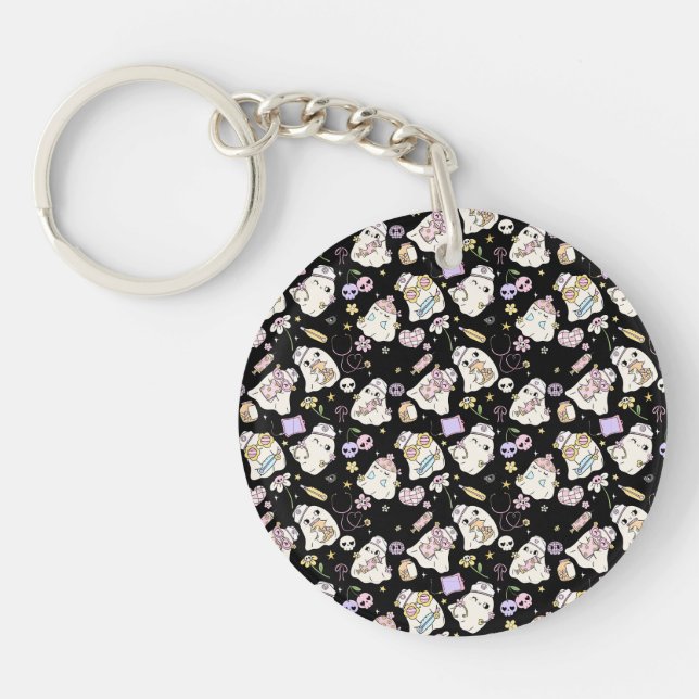 Conception de dessin de fantôme adorable (Devant)