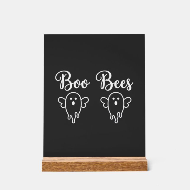 Conception de fantôme d'Halloween de Boo Bees (Recto)