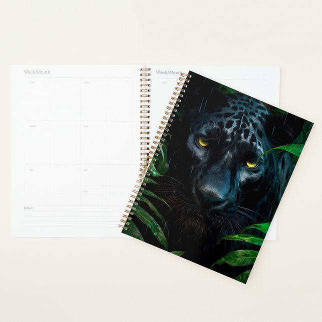 Conception de faune de jungle de panthère noire my (Devant avec enveloppe)