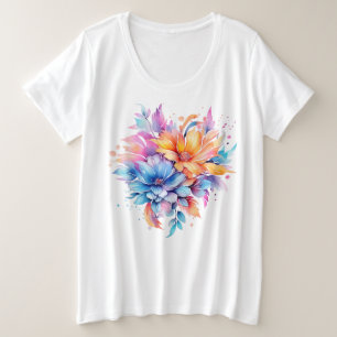 Conception de fleurs florales à l'aquarelle-24683