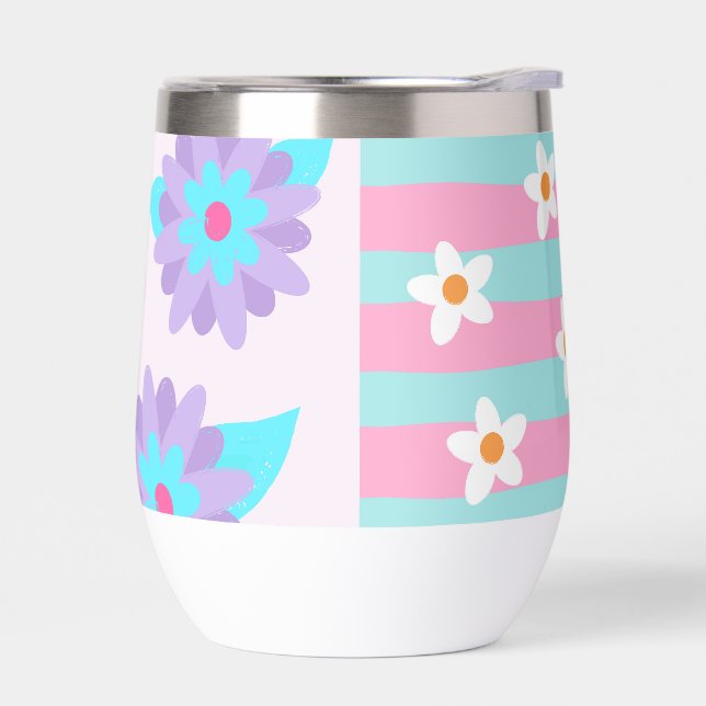 Conception de fleurs vibrantes en fleurs (Gauche)
