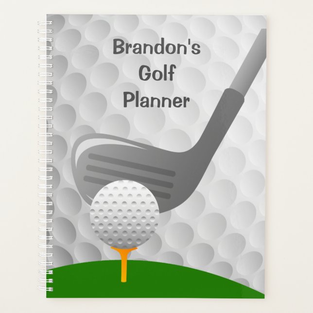 Conception de golf Planificateur hebdomadaire/mens (Devant)